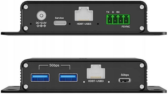 Unitek Usb Hub Usb Extender 5 Gb S 100 M Over Ethernet Hub