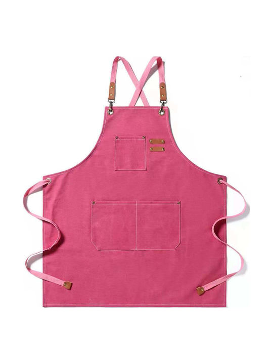 Waterproof Pink Kitchen Apron