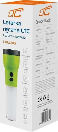 LTC Audio Rechargeable LED Flashlight with Maximum Brightness 300lm