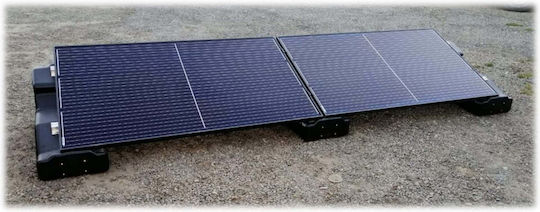 Azo Docheio Ermatos Topothesi Fotovoltaikon Panel Gram-box