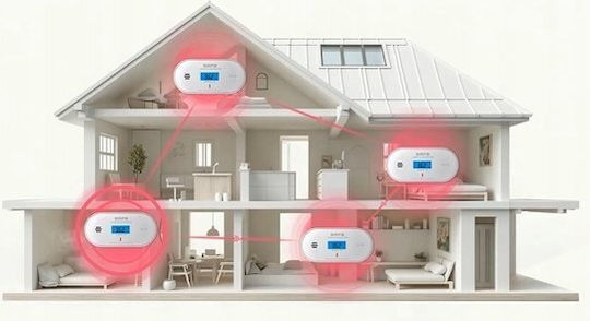 Rapoo Autonomous Carbon Monoxide Detector CO 24 Zones