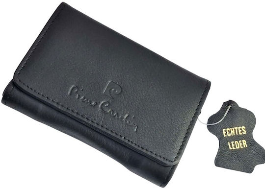Pierre Cardin Pungă pentru tutun din piele naturală neagră 09413-000