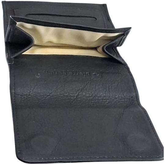Pierre Cardin Pungă pentru tutun din piele naturală neagră 09413-000