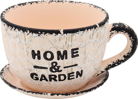 Keskor Ceramic Multicolour Plant Pot 19x15x11cm