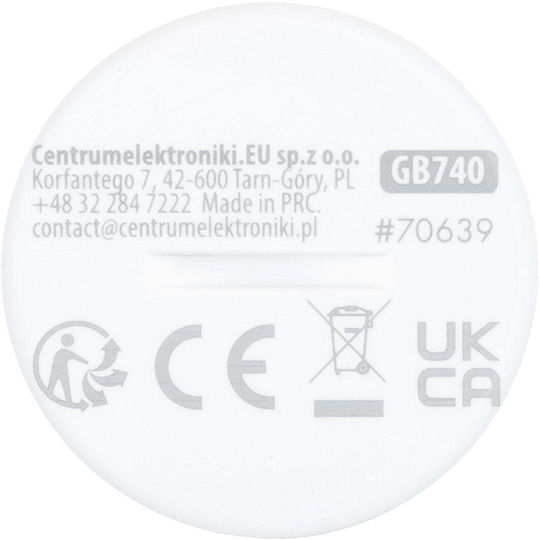 Green Blue Wireless ZigBee Motion Sensor 120° Range 8m