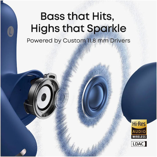 Soundcore by Anker AeroFit 2 Pro Earbud / Open Ear Căști Bluetooth Handsfree cu Rezistență la Transpirație și Husă de Încărcare Albastre
