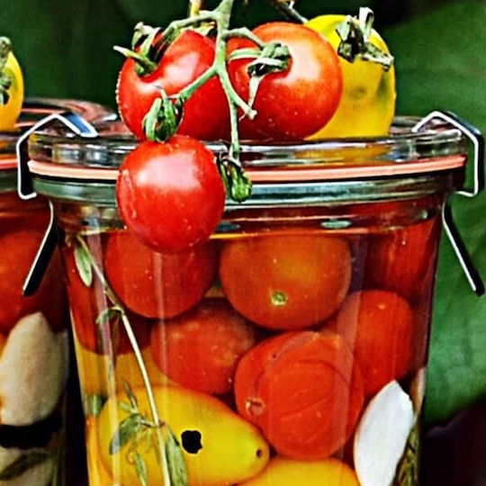Weck Set 6 Stück Allgemeine Verwendung Lebensmittelgläser mit Deckel Glas Transparent 200ml