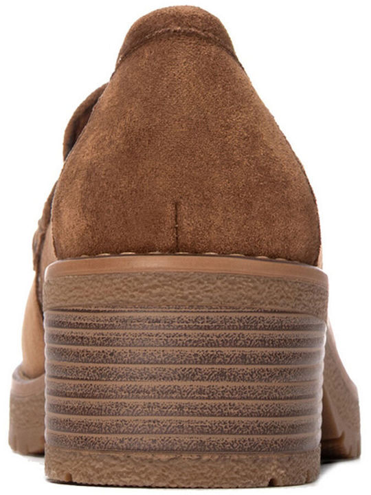 Pumps Mit Mittelhohem Absatz Tabac Braun
