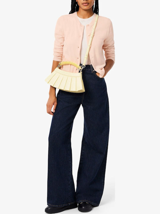 Cardigan pentru femei tricotat roz