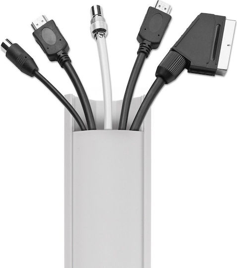Maclean Energy Kabelkanal aus Kunststoff Weiß 1.5m