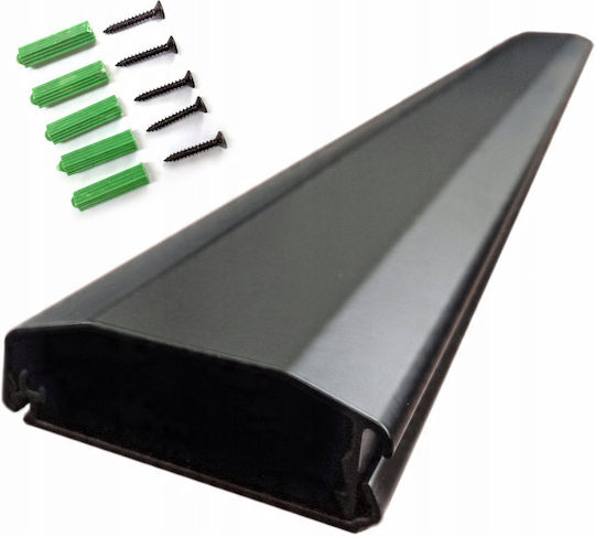 Fiber Novelty Fiber Novelty Kabelkanal aus Aluminium Schwarz 1,1m