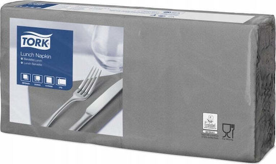 Tork Χαρτοπετσέτα Γκρι 33x33εκ. τμχ