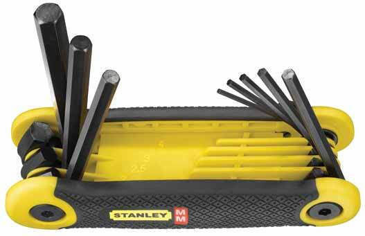 Stanley Σετ 8 Κλειδιά Allen σε Σχήμα L