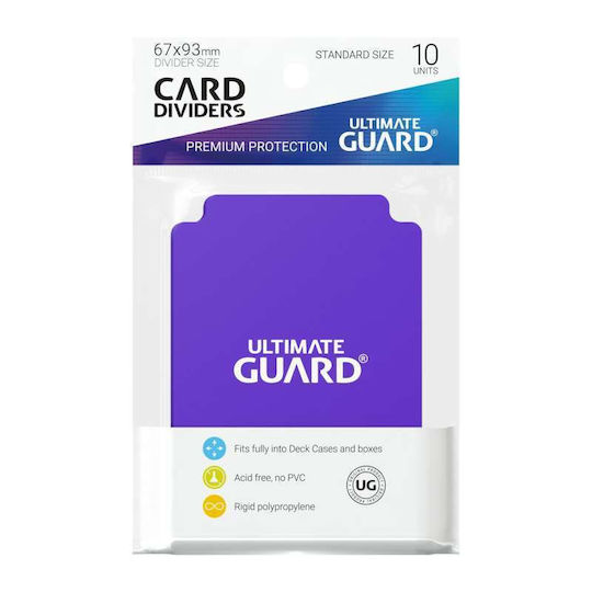 Ultimate Guard Kartentrenner Standard Größe 10Stück Lila