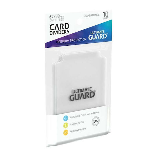 Ultimate Guard Kartentrenner Standard Größe 10Stück Transparent