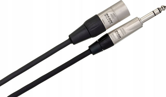Hosa Studio- und Musikinstrumentenkabel 6,3mm Stecker - Midi-Männchen 6m