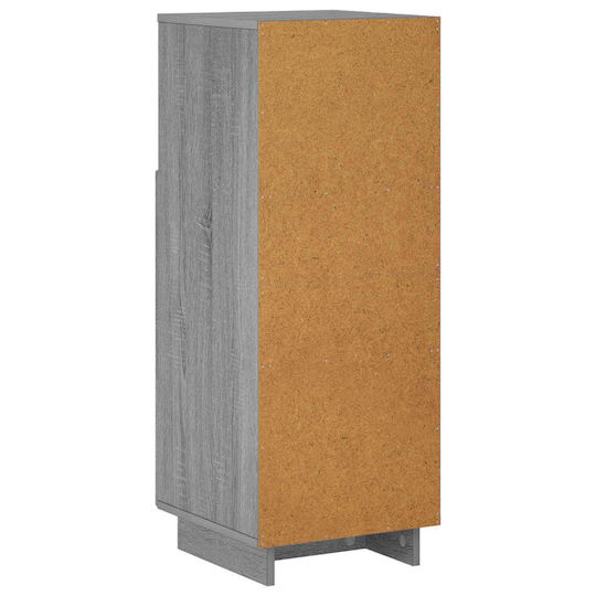vidaXL Ντουλάπι Ντουλάπι Μπάνιου 36.5x38x95cm Γκρι