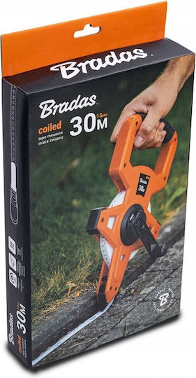 Bradas Maßband mit Magnet 15mm x 30m