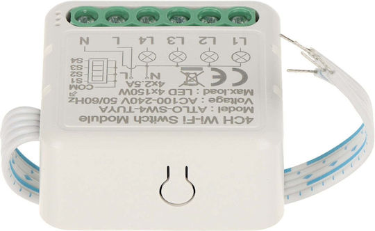 Genway Vierfacher Intelligenter LED-Steuerung Atlo-sw4-tuya Wi-Fi Tuya Smart