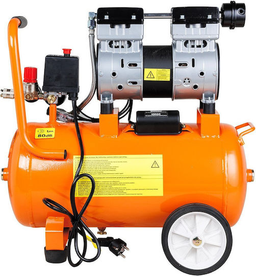 Neo Tools Air Compressor 80dB with 24lt Air Chamber