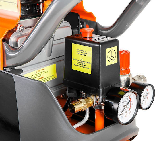 Neo Tools Μονοφασικό Κομπρεσέρ Αέρος 89dB με Αεροφυλάκιο 50lt