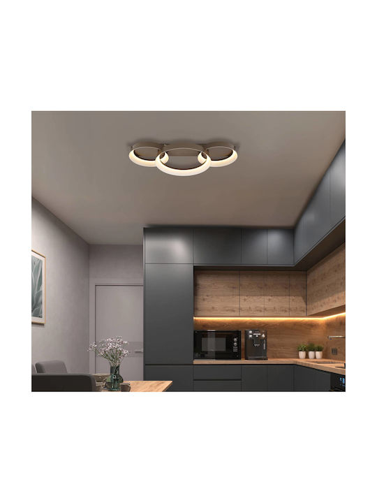 Globo Lighting Luminiță De Tavan Montată Maro Cu LED Integrat