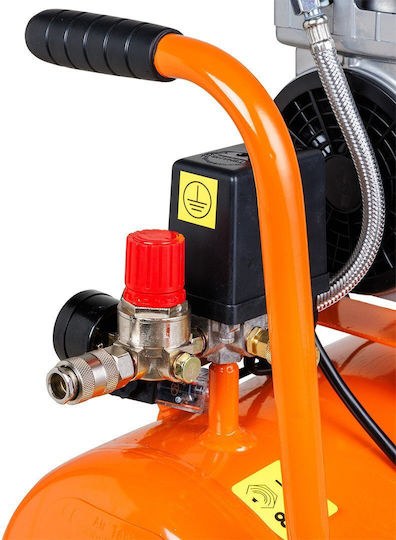 Neo Tools Air Compressor 80dB with 24lt Air Chamber