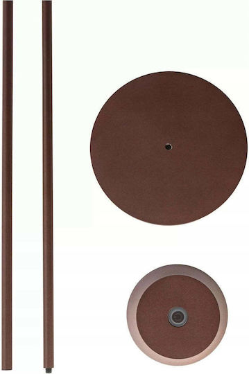 Verlo LED Floor Lamp with Warm White Light Brown