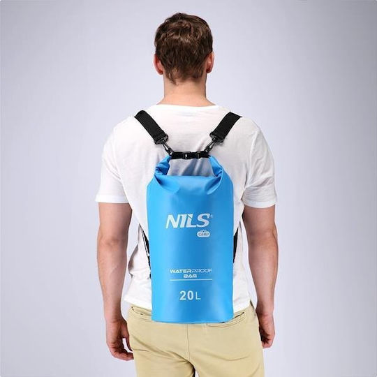 Nils Waterproof Shoulder Bag 20lt Light Blue