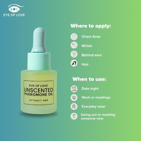 Eye of love Parfüm Öl mit Pheromonen für Herren 20ml