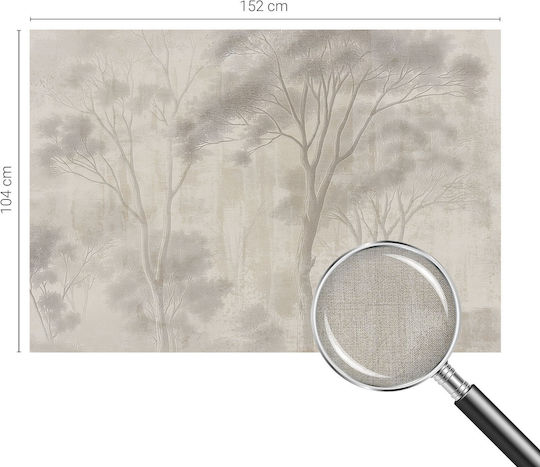 Selbstklebende Tapete Wand Beige 152x104cm