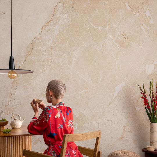 Self-Adhesive Beige Wall Wallpaper 152x104cm