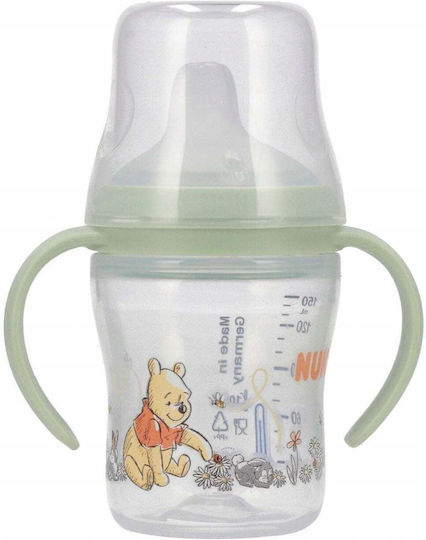 Nuk Бутилка Образователно Биберонче Силиконово с Дръжки за 6m+ 150ml