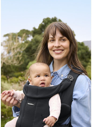 BabyBjorn Marsupiu Clasic Negru cu Greutate Maximă 5kg