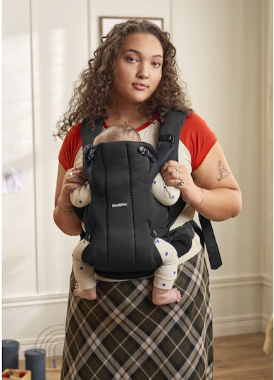 BabyBjorn Marsupiu Clasic Negru cu Greutate Maximă 5kg