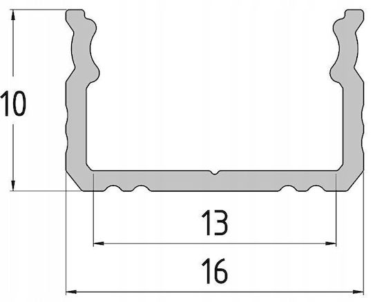 Oledowani Gtv LED-Streifen Aluminiumprofil 200cm