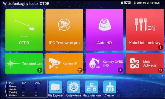 CS-R3-50H CCTV Tester AHD / HD-CVI / HD-TVI / IP / CVBS