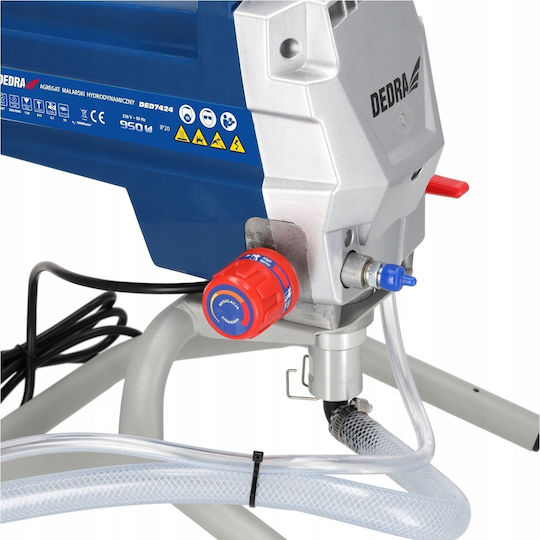 Dedra Pistol electric de vopsit 950W cu recipient 2.1lt