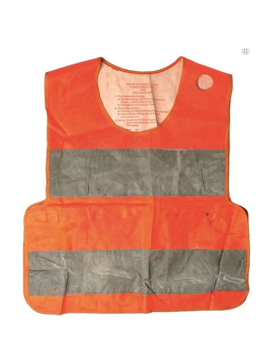 High Visibility Men's Work Vest Orange High Visibility Men's Work Vest Orange