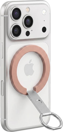 Zanaé Foldable Magnetic Ring Stand Compatible Iphone Magsafe Pixelsnap Pink