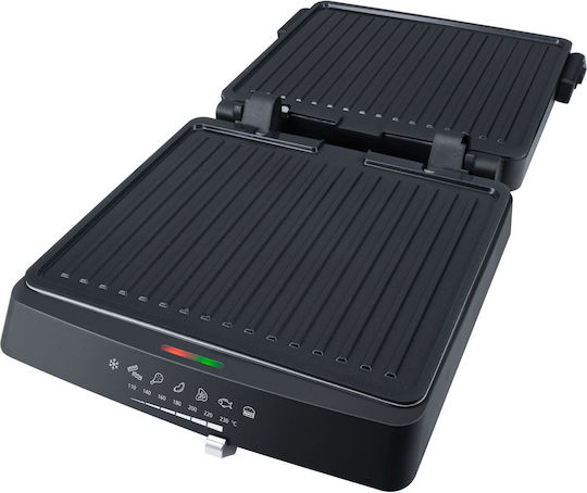 Steba FG 75 Tabletop Electric Grooved Plate Grill 2000W 27x24cm