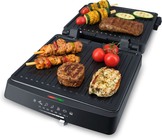 Steba FG 75 Tabletop Electric Grooved Plate Grill 2000W 27x24cm