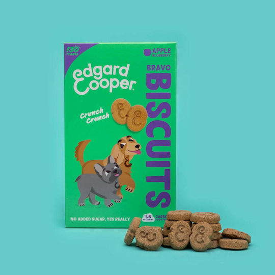 Edgard Cooper Hundeleckerlis mit Apfel, Blaubeeren, Banane und Erdnussbutter 400g