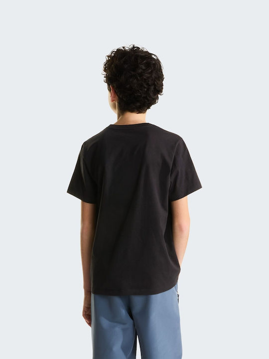 Kids T-shirt Black Simple Dome