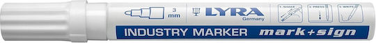 Lyra Permanent Marker White 1mm