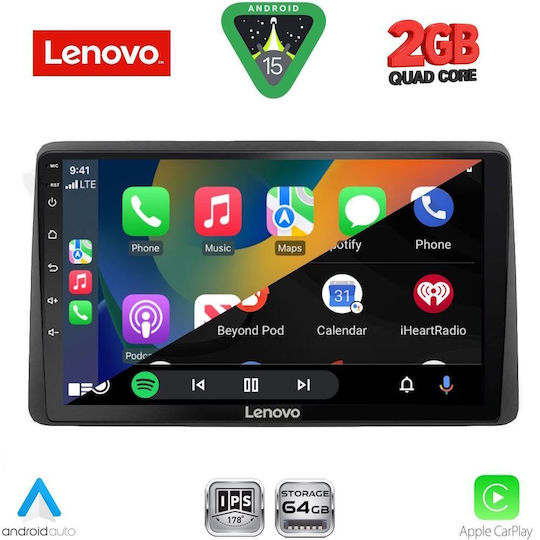 Lenovo Автомобилна Аудио Система за Nissan Juke 2021-2026 (Bluetooth/USB/Wi-Fi/GPS/Apple CarPlay/Android Auto) с Touch Screen 10"