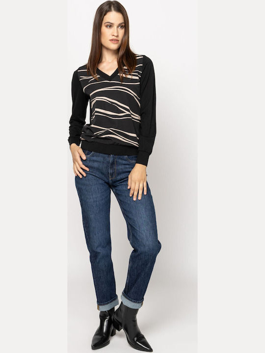 Women's Long Sleeve Blouse Wave