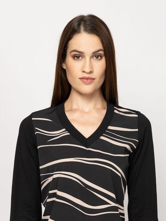 Women's Long Sleeve Blouse Wave