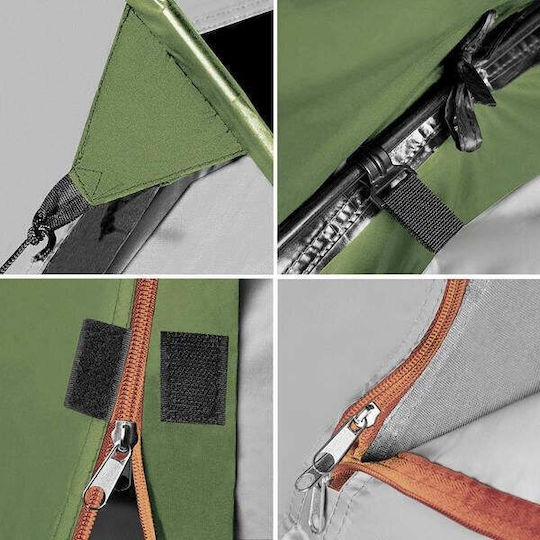 Nils Trekker III Campingzelt Iglu mit Doppeltuch 4 Jahreszeiten für 3 Personen 390x210x130cm