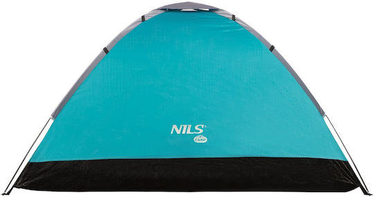 Nils Extreme Campingzelt Iglu Blau 3 Jahreszeiten Für 2 Personen 205x150x105cm